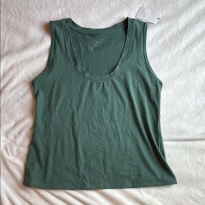 a new day Forest Green Tank Top